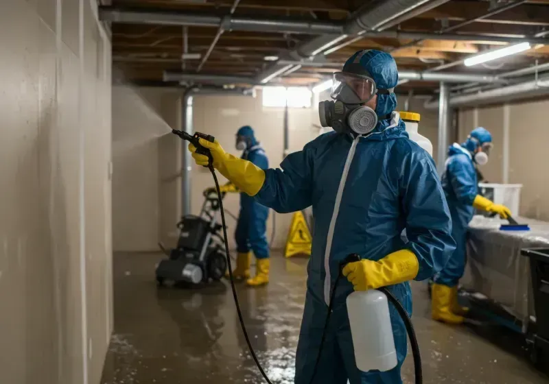 Basement Sanitization and Antimicrobial Treatment process in Whittingham, NJ